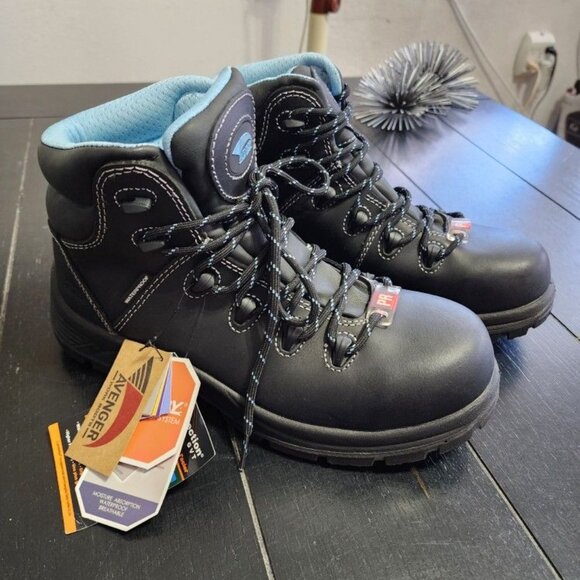 Avenger Framer Women's 5 inch Composite Safety Toe Work Boot Sz 8 - Picture 1 of 7